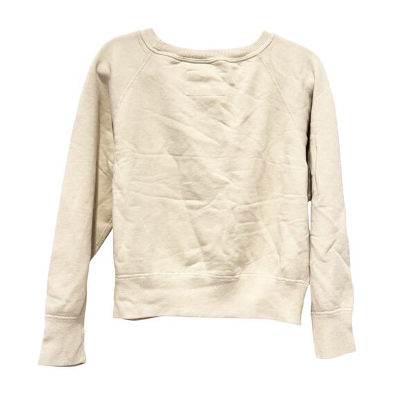 Nili Lotan Good Morning LA Pullover Sweatshirts Long Sleeve Cream Size S NWOT - Picture 4 of 10